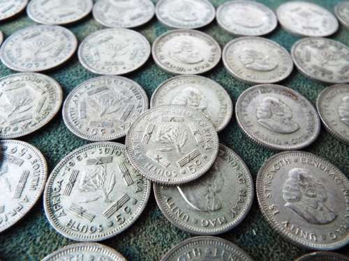 60 X SILVER 5c COINS