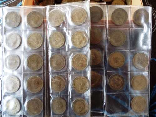 WOW OVER 500 1961/62/63/64 1c of South Africa: 1 c  as 1 big lot over 5 kg of yellow copper coins