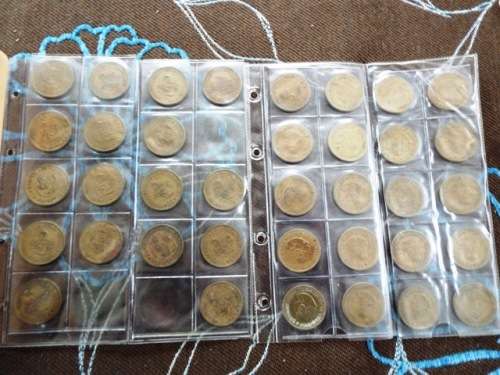 WOW OVER 500 1961/62/63/64 1c of South Africa: 1 c  as 1 big lot over 5 kg of yellow copper coins