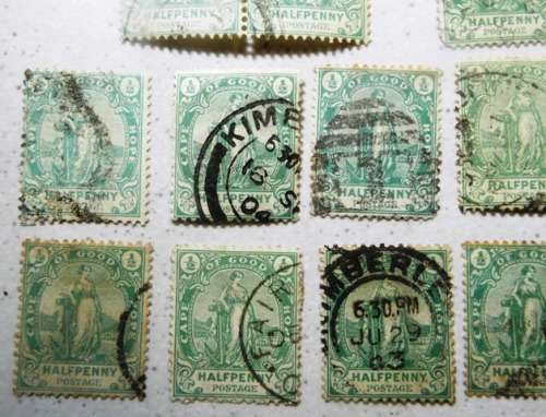 20 x 1893 Hope standing ,cape of good hope stamps as  1 lot     @R1 start