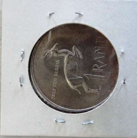 1967 VERWOERD SILVER  1RAND COIN
