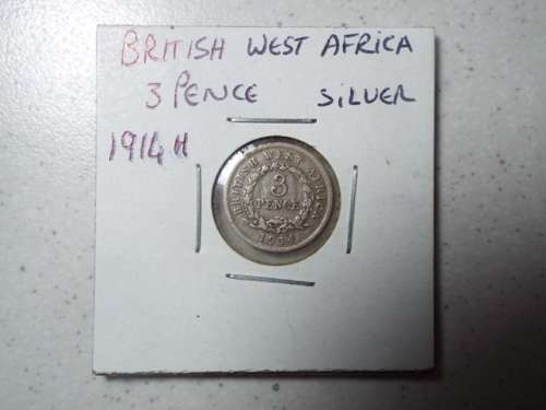 BRITISH WEST AFRICA SILVER 3D 1914
