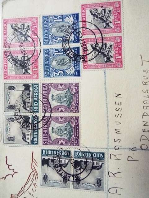 5 x 1938 fdcs   @R1 start