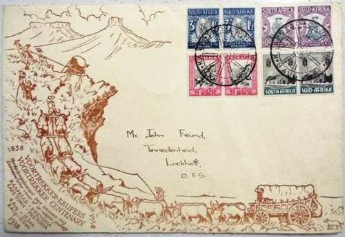 5 x 1938 fdcs   @R1 start