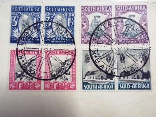 5 x 1938 fdcs   @R1 start