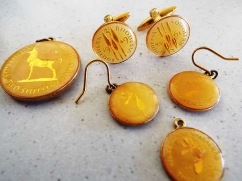 Rare Southern Rodisia coin Jewellery ,,,,,,,,  lot 24