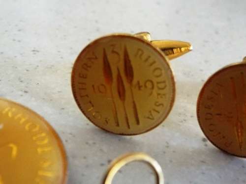 Rare Southern Rodisia coin Jewellery ,,,,,,,,  lot 24