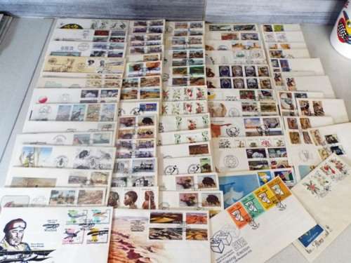 80 FDCs   ,,,,   @R1 start as 1 lot