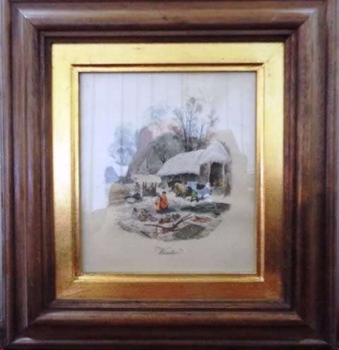 GRAFICHE TASSOTTI Italian PRINTS 4 Seasons Summer Fall Winter Spring renaissance