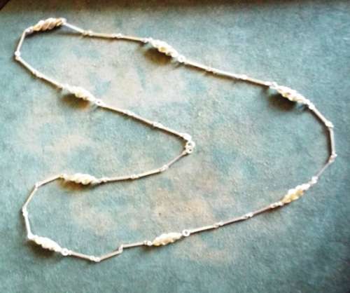 vintage necklace silver jewellery 835