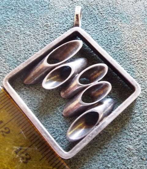 vintage  silver jewellery 925 pendant