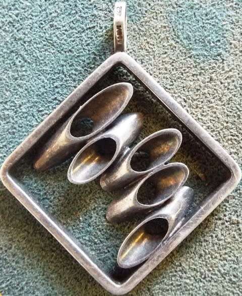 vintage  silver jewellery 925 pendant