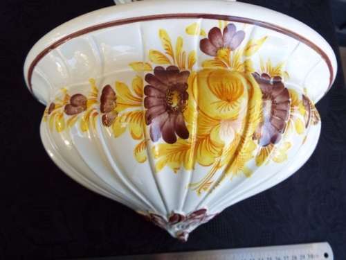 WOW RARE FOUND  Hand Painted Italian Lavabo Wall Fountain italy