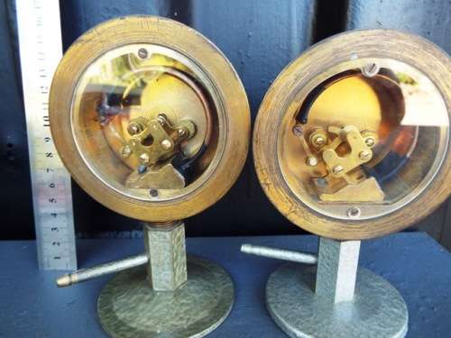 collection of 5 Vintage Griffin & George Absolute Pressure Gauge