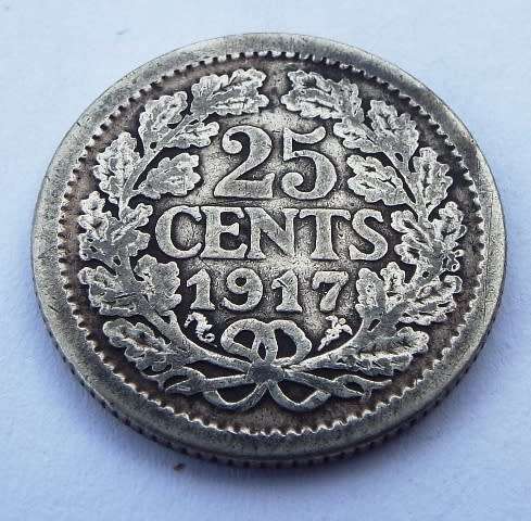 1917 SILVER 25C