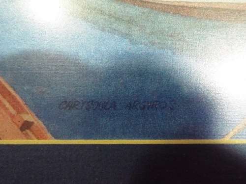 3 x framed  Vintage Chrysoula Argyros framed pictures  @ R1  start