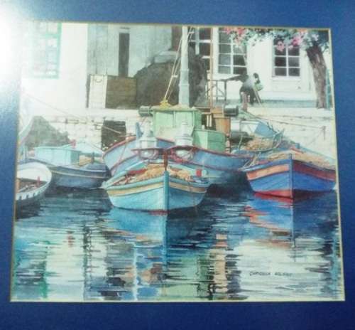 3 x framed  Vintage Chrysoula Argyros framed pictures  @ R1  start