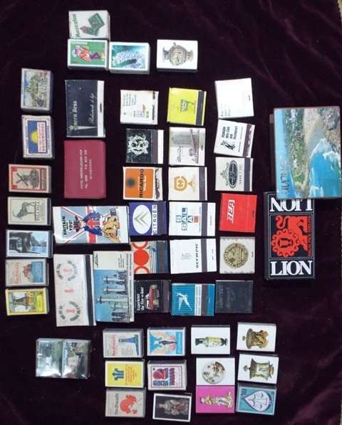 Lot of 50 Vintage Matchboxes at R1  start