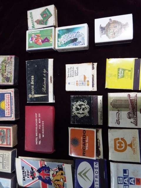 Lot of 50 Vintage Matchboxes at R1  start