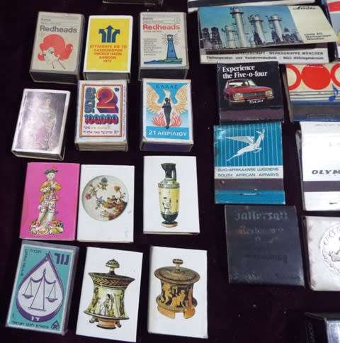 Lot of 50 Vintage Matchboxes at R1  start
