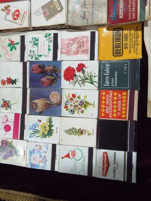 Lot of 65 Vintage Matchboxes at R1  start
