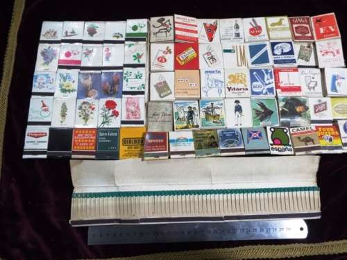 Lot of 65 Vintage Matchboxes at R1  start