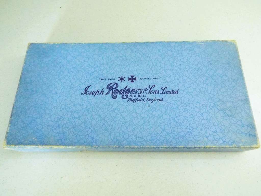 nice set of 6 Joseph Rodgers ,table knives i box