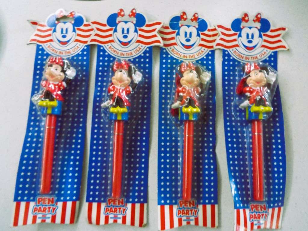 Unused vintage mascot pens from the late 80s