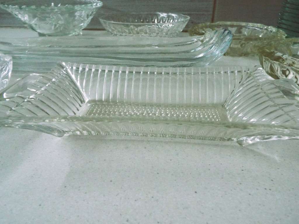 vintage cut glass  large lot 20 items as 1 lot