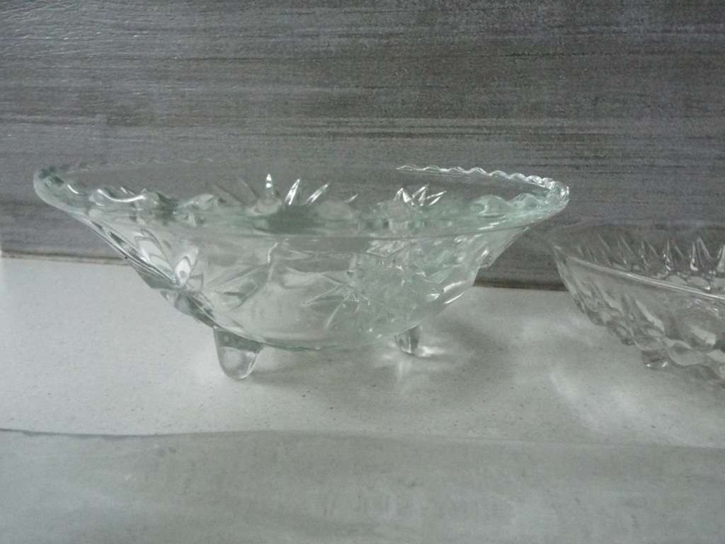 vintage cut glass  large lot 20 items as 1 lot