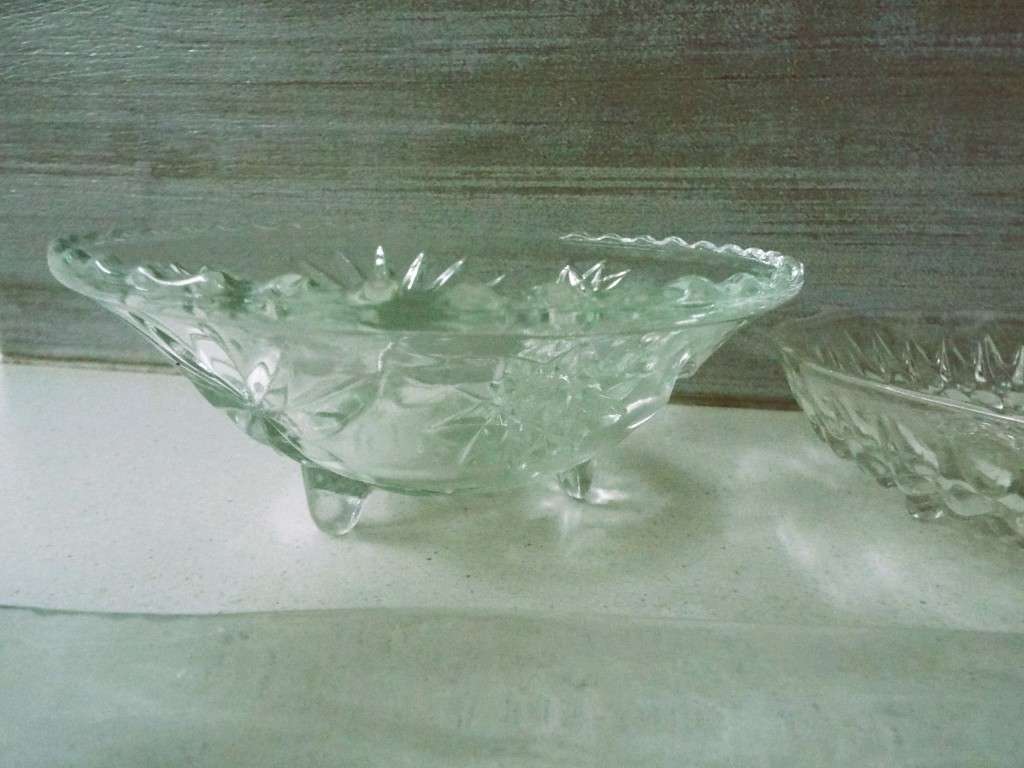 vintage cut glass  large lot 20 items as 1 lot