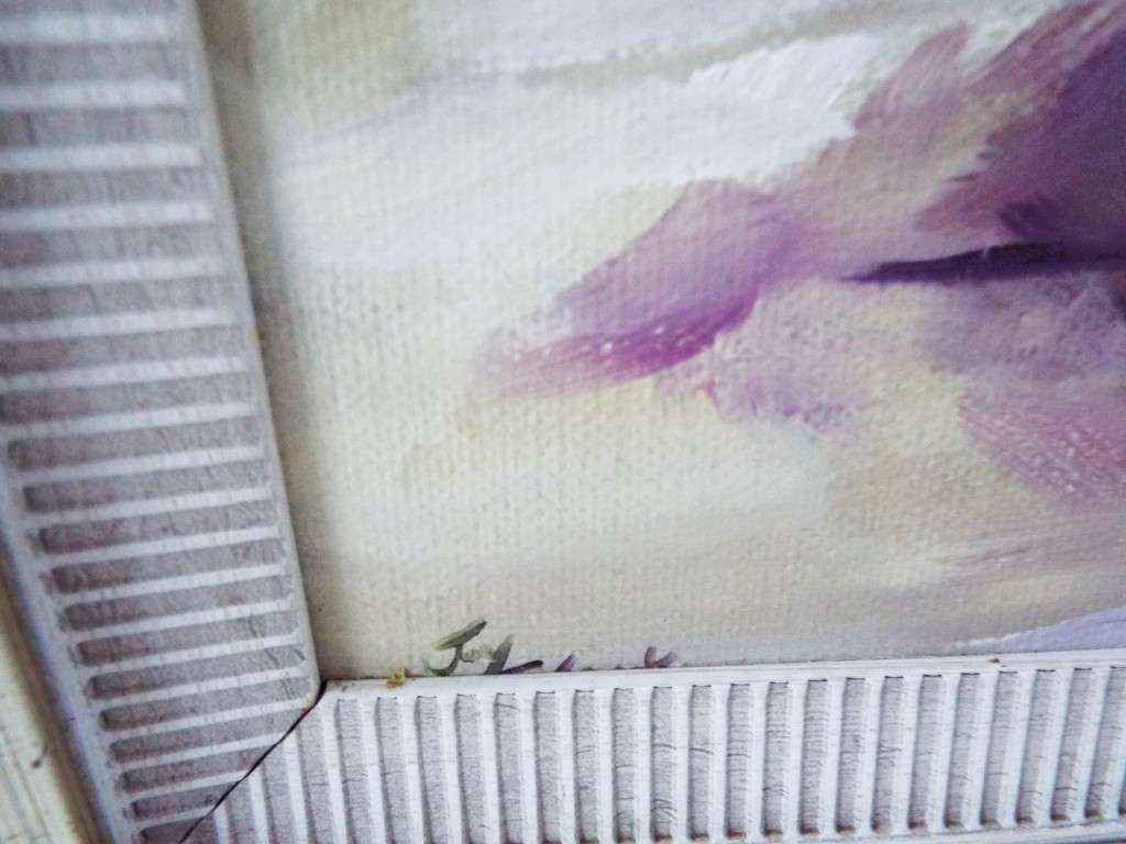 Beautiful!!  Big Still life OIL framed, signed by artist