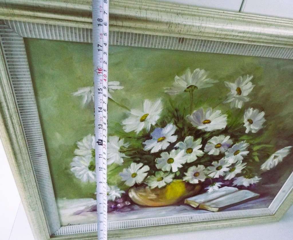 Beautiful!!  Big Still life OIL framed, signed by artist