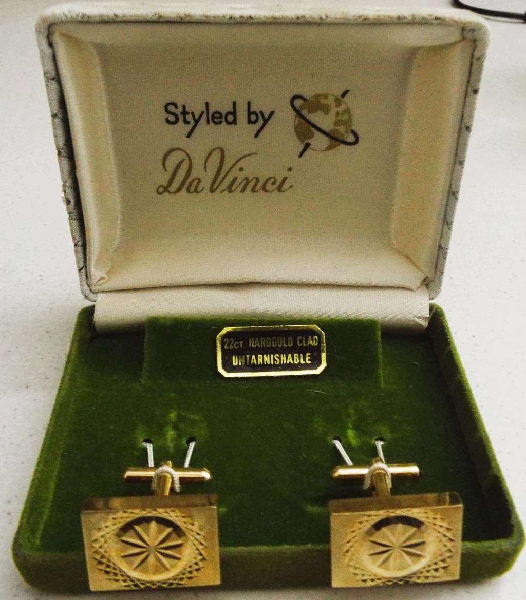 vintage Styled by Da VINCI cufflings