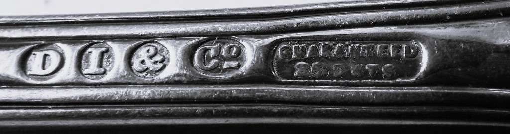 Antique English table spoons full of hallmarks