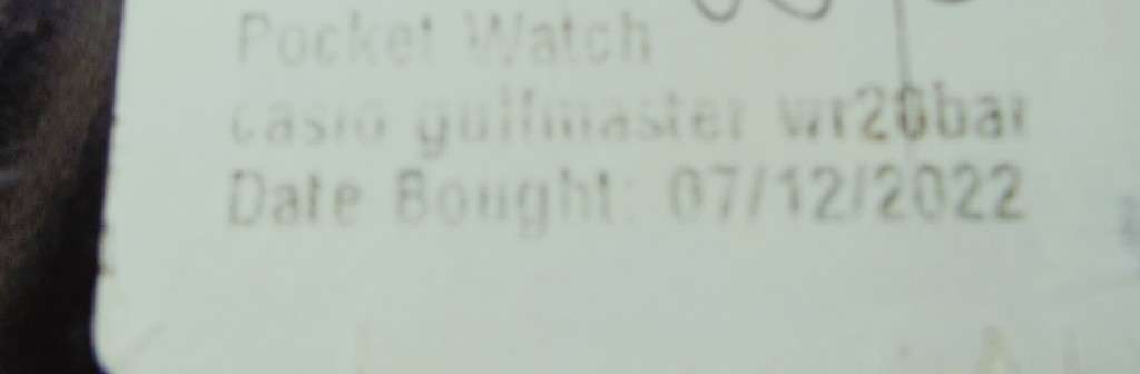 2022 CASIO G SHOCK unwanted gift