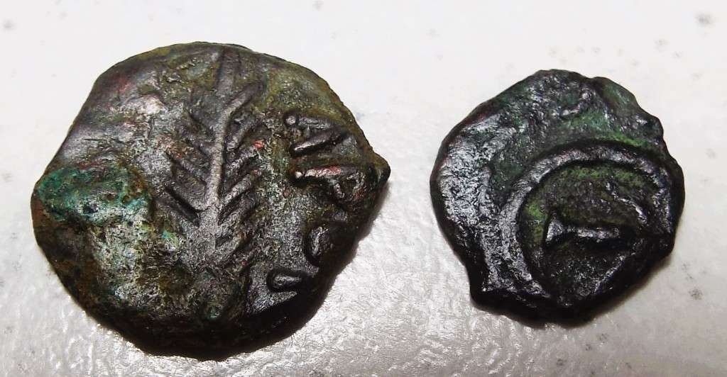 RARE 2 JES 2 X Ancient Roman  Coin ,,,2000 year old coins as 1 lot
