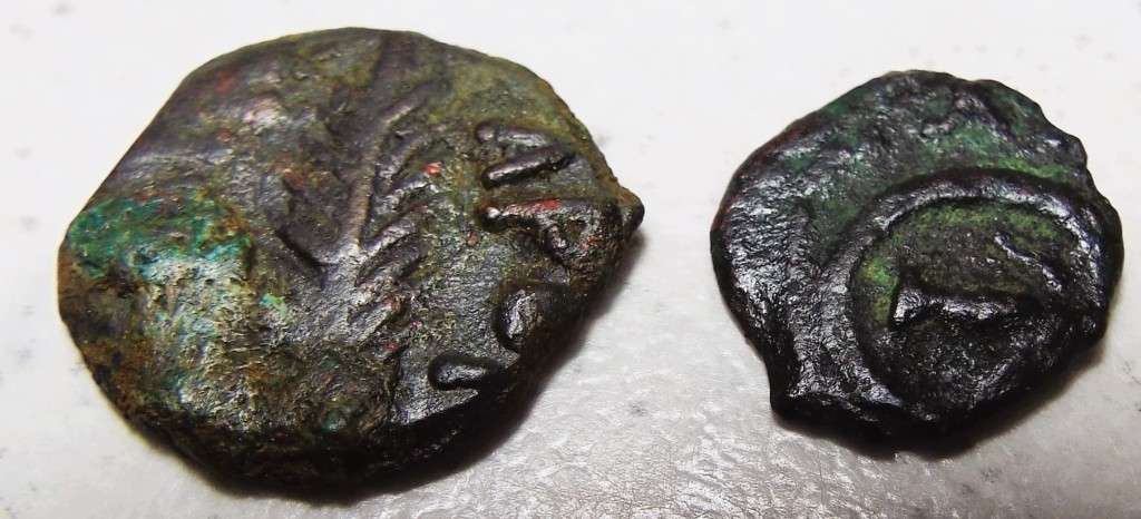 RARE 2 JES 2 X Ancient Roman  Coin ,,,2000 year old coins as 1 lot