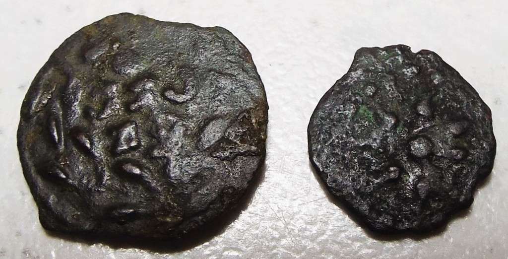 RARE 2 JES 2 X Ancient Roman  Coin ,,,2000 year old coins as 1 lot