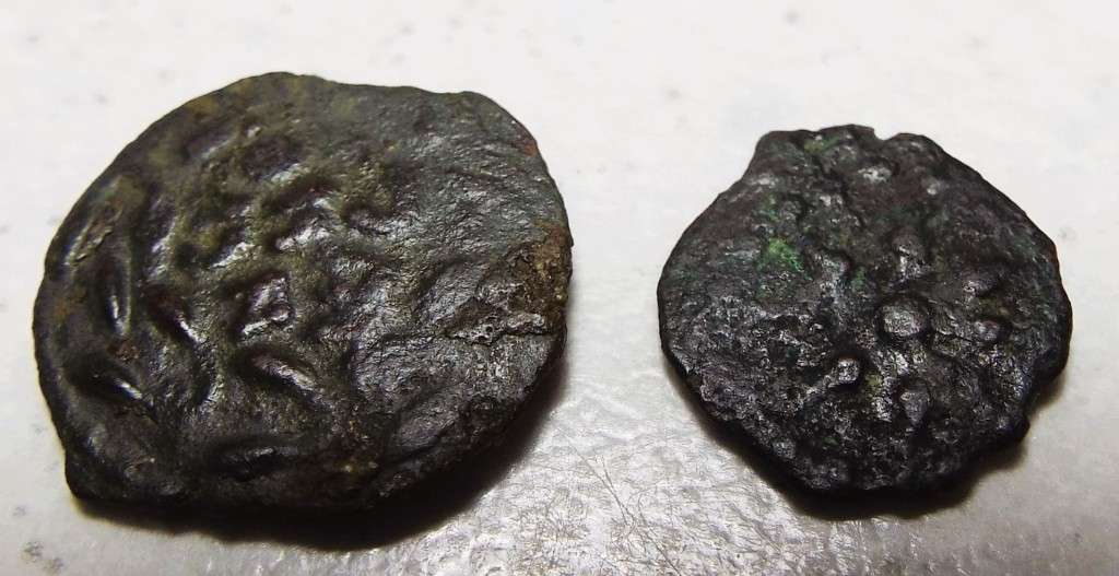 RARE 2 JES 2 X Ancient Roman  Coin ,,,2000 year old coins as 1 lot