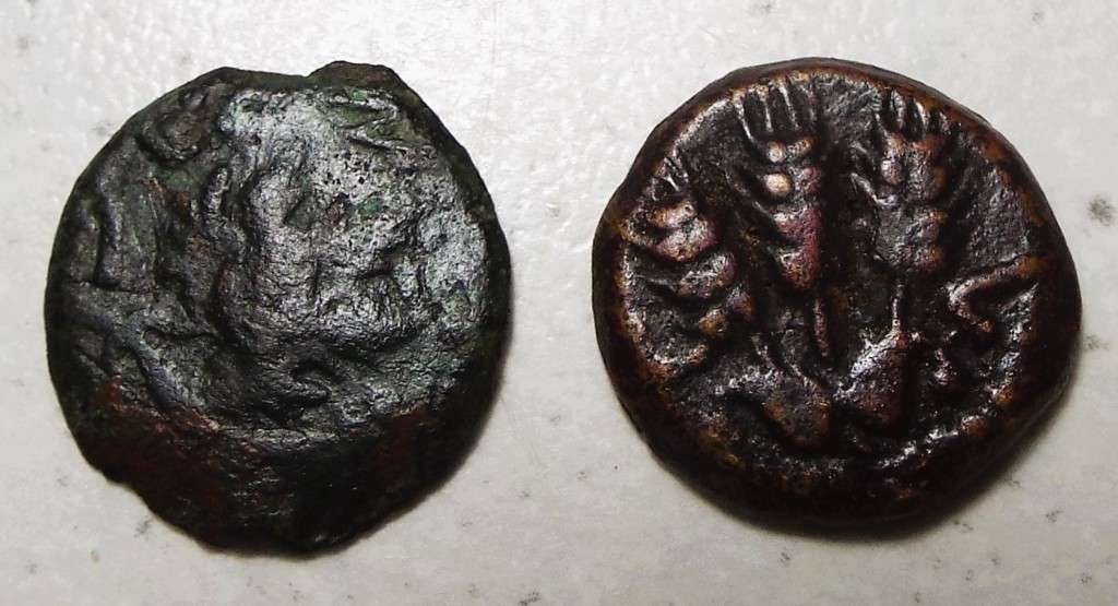 RARE 2 JES 2 X Ancient Roman  Coin ,,,2000 year old coins as 1 lot