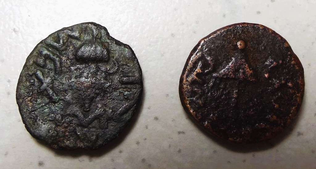 RARE 2 JES 2 X Ancient Roman  Coin ,,,2000 year old coins as 1 lot
