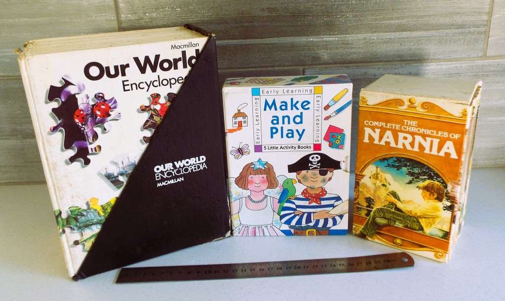 3 Sets of vintage books