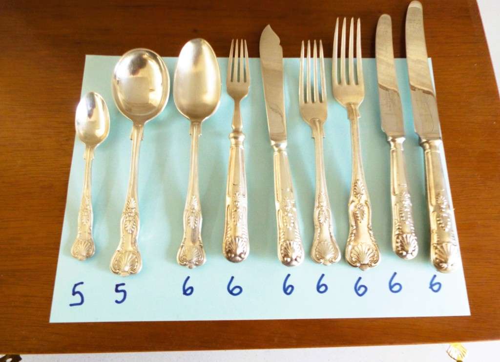 RARE 54 PIECE SILVER PLATE MAPPIN & WEBB , PATTERN CUTLERY CANTEEN SET