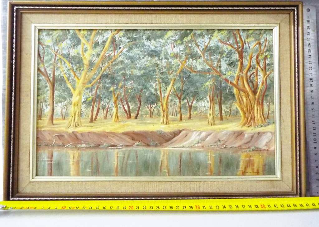 STUNNING!!!  framed oil by Sheila Hayne