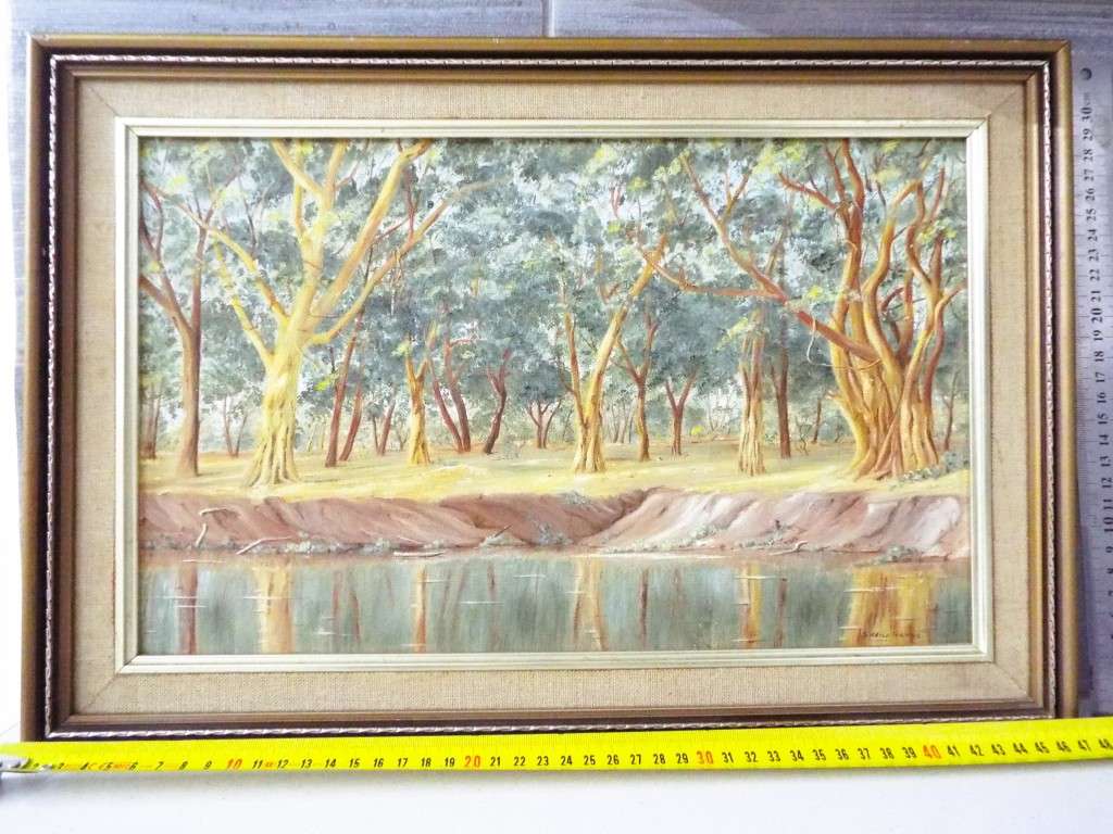 STUNNING!!!  framed oil by Sheila Hayne