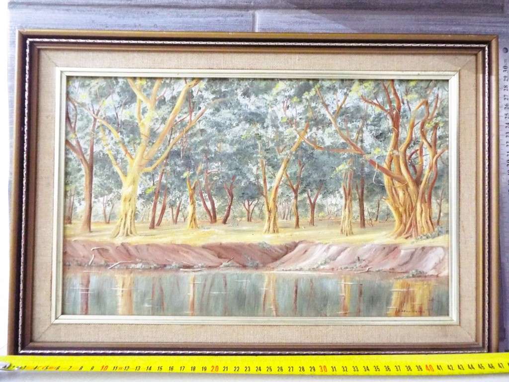 STUNNING!!!  framed oil by Sheila Hayne