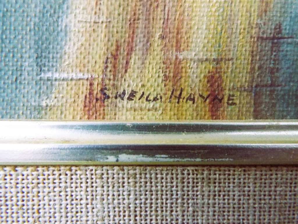 STUNNING!!!  framed oil by Sheila Hayne