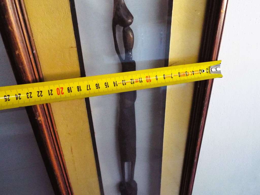 STUNNING!!! box  framed African art nice and big