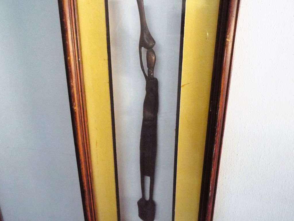 STUNNING!!! box  framed African art nice and big